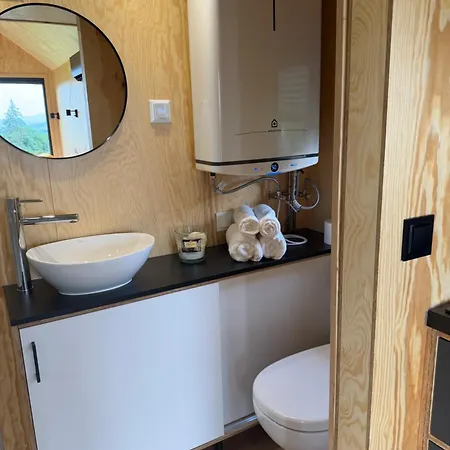 Tiny Camp Przelecz Glisne - Z Jacuzzi I Sauna Przy Szlakach Turystycznych Na Lubon Wielki I Szczebel 別荘