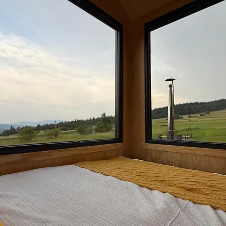 別荘 Tiny Camp Przelecz Glisne - Z Jacuzzi I Sauna Przy Szlakach Turystycznych Na Lubon Wielki I Szczebel Tenczyn