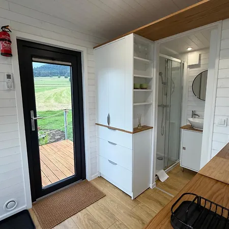 別荘 Tiny Camp Przelecz Glisne - Z Jacuzzi I Sauna Przy Szlakach Turystycznych Na Lubon Wielki I Szczebel