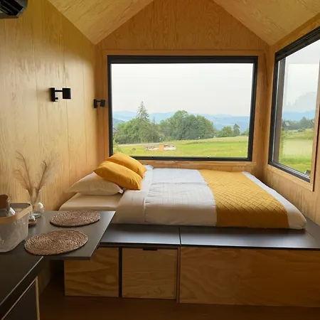 別荘 Tiny Camp Przelecz Glisne - Z Jacuzzi I Sauna Przy Szlakach Turystycznych Na Lubon Wielki I Szczebel