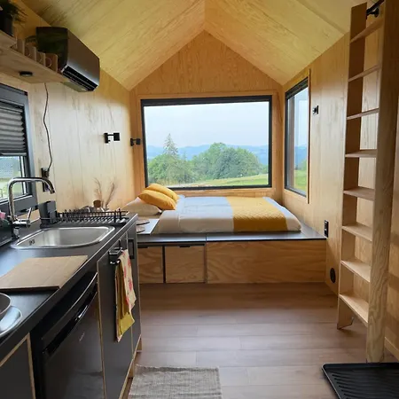 Tiny Camp Przelecz Glisne - Z Jacuzzi I Sauna Przy Szlakach Turystycznych Na Lubon Wielki I Szczebel 別荘 Tenczyn