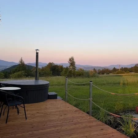 Tiny Camp Przelecz Glisne - Z Jacuzzi I Sauna Przy Szlakach Turystycznych Na Lubon Wielki I Szczebel Tenczyn