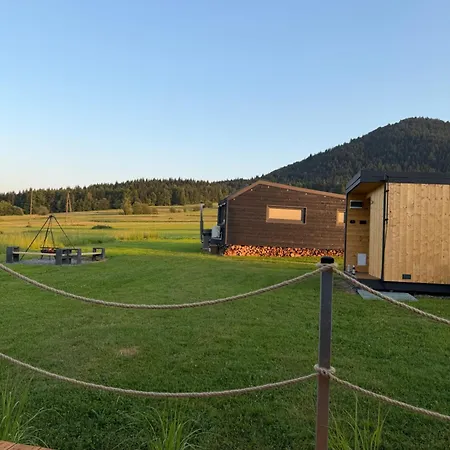 بيت للعطل Tiny Camp Przelecz Glisne - Z Jacuzzi I Sauna Przy Szlakach Turystycznych Na Lubon Wielki I Szczebel *