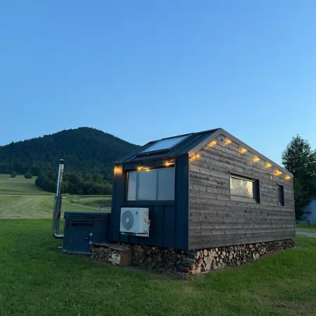 別荘 Tiny Camp Przelecz Glisne - Z Jacuzzi I Sauna Przy Szlakach Turystycznych Na Lubon Wielki I Szczebel Tenczyn